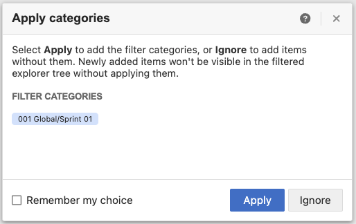 Auto-Apply Categories to New Items screenshot